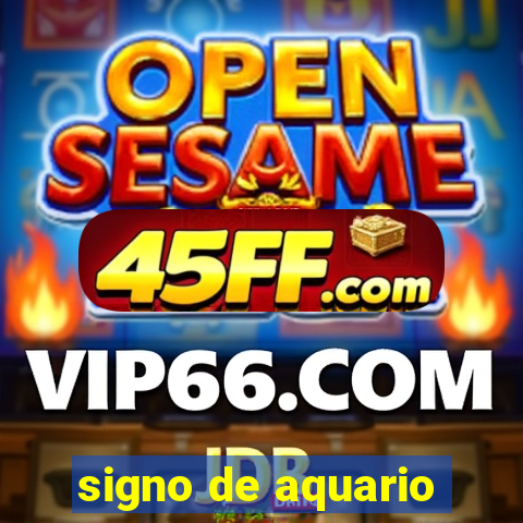 signo de aquario